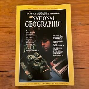 NWOT Collectible Vintage National Geographic September 1987 Volume 172 No. 3